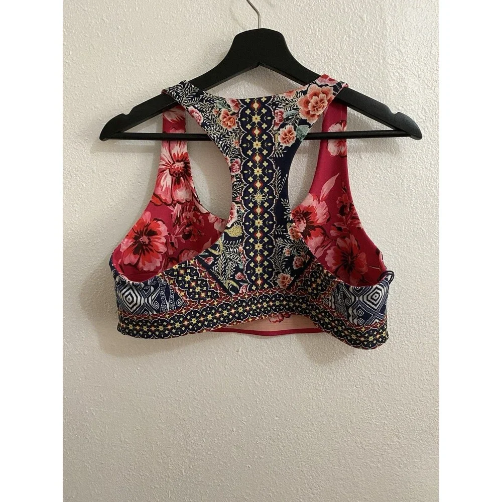 Johnny Was Reversible Activewear Sports Bra XL Top D35